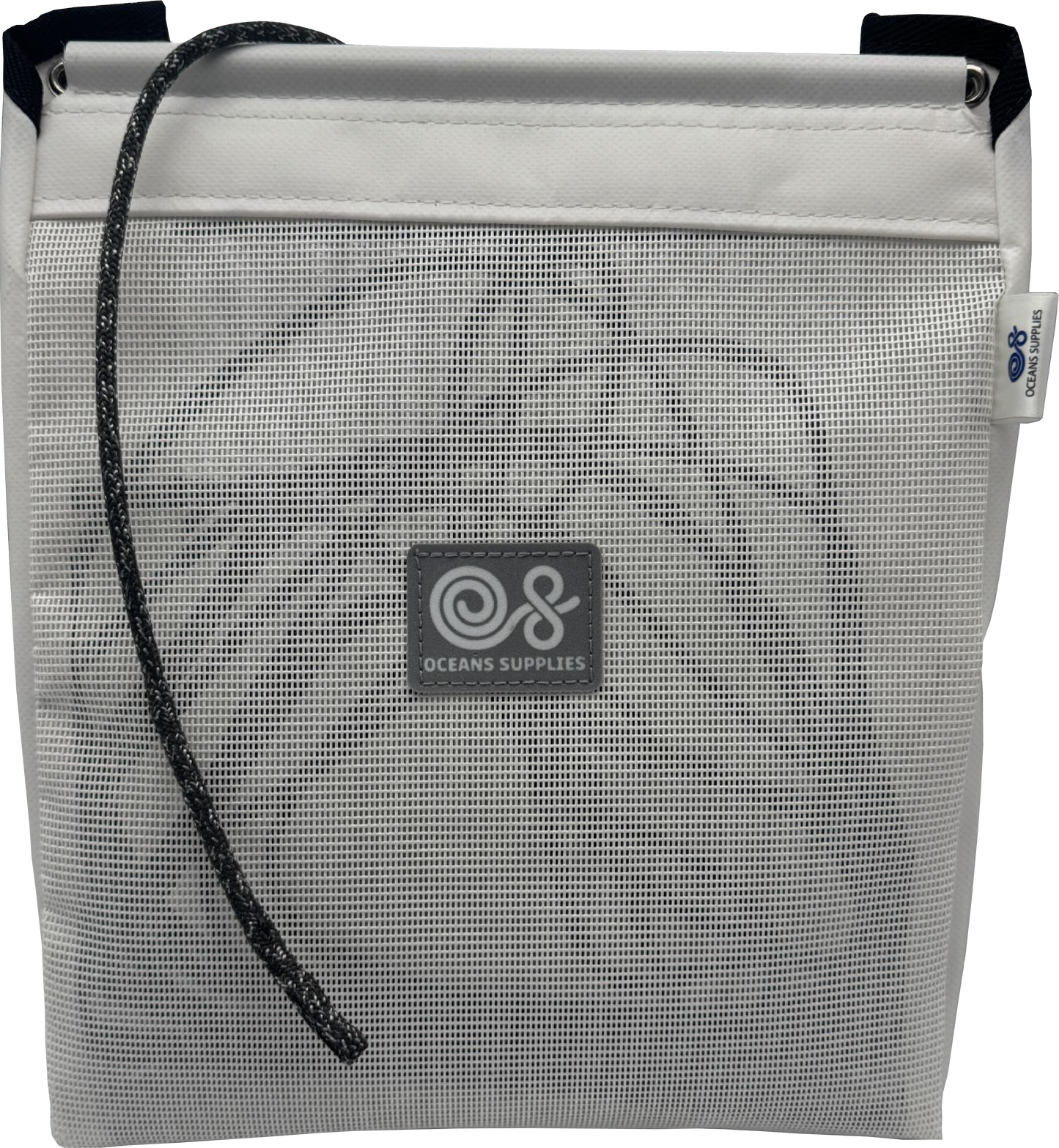 Sailboat Powerboat Cockpit Deck Sheet Rope Storage Bag Closed White (Closed Medium L11.8 x H9.8 x W5.9)