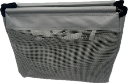 Sailboat Powerboat Cockpit Deck Sheet Rope Storage Bag Closed White (Closed Medium L11.8 x H9.8 x W5.9)