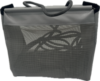 Sailboat Powerboat Cockpit Deck Sheet Rope Storage Bag Closed White (Closed Medium L11.8 x H9.8 x W5.9)