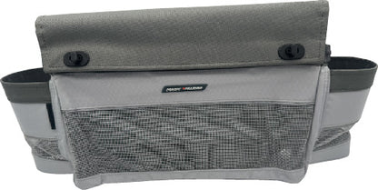 Magic Marine Sailboat Cockpit Rope & Halyard Storage Bag with Cup Holders and Protective Lid – Medium 16×10×4 inch, Gray