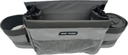 Magic Marine Sheet/Halyard, Rope Bag Deluxe Open Top With Cup Holders - Grey