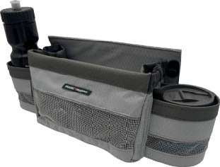 Magic Marine Sheet/Halyard, Rope Bag Deluxe Open Top With Cup Holders - Grey