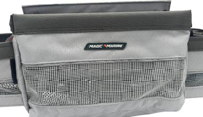 Magic Marine Sheet/Halyard, Rope Bag Deluxe Open Top With Cup Holders - Grey