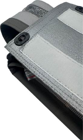 Magic Marine Sheet/Halyard, Rope Bag Deluxe Open Top With Cup Holders - Grey