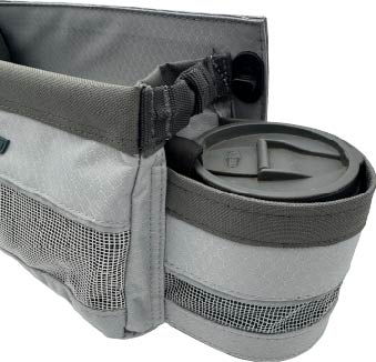 Magic Marine Sheet/Halyard, Rope Bag Deluxe Open Top With Cup Holders - Grey