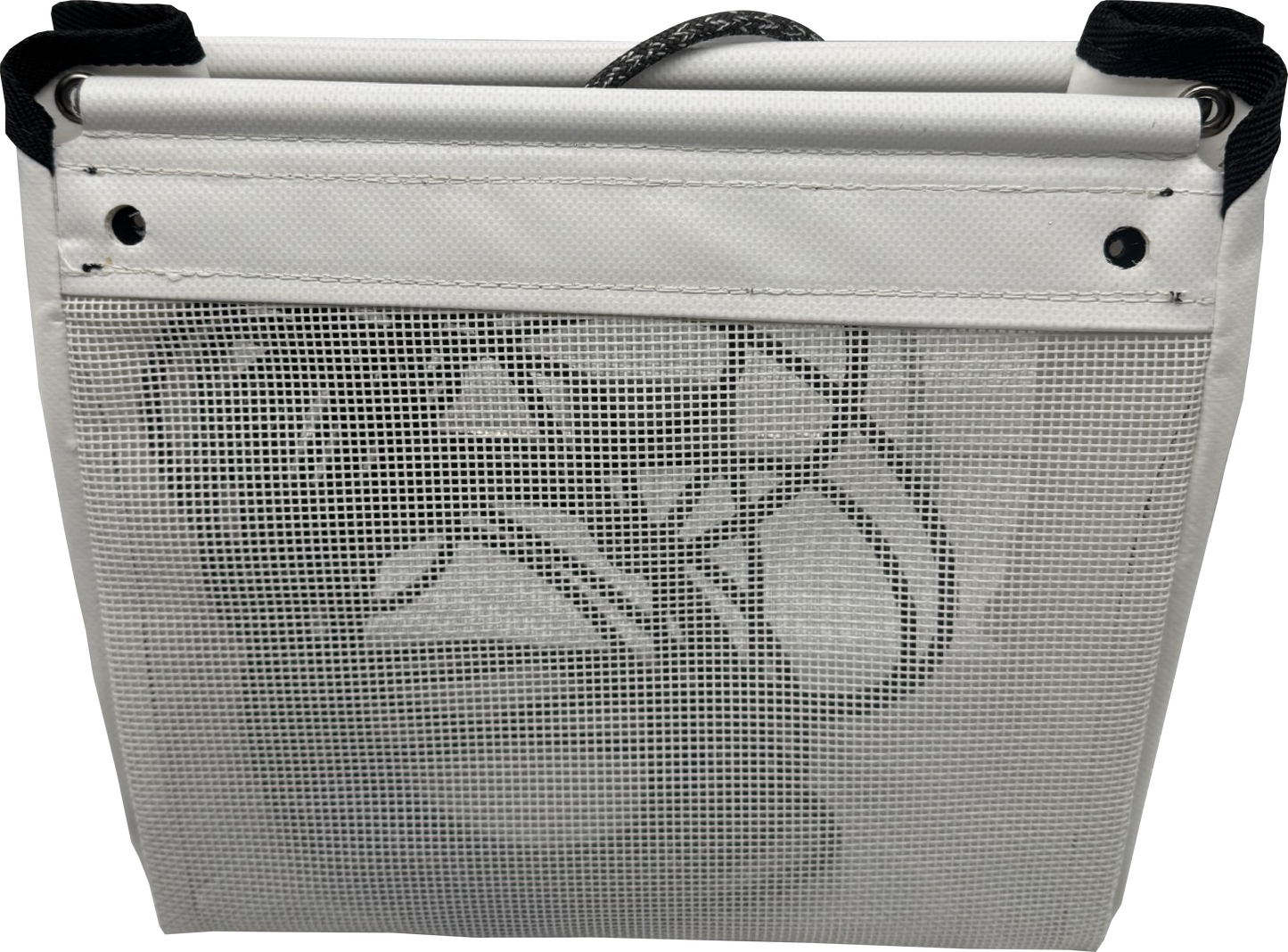 Sailboat Powerboat Cockpit Deck Sheet Rope Storage Bag Closed White (Closed Medium L11.8 x H9.8 x W5.9)