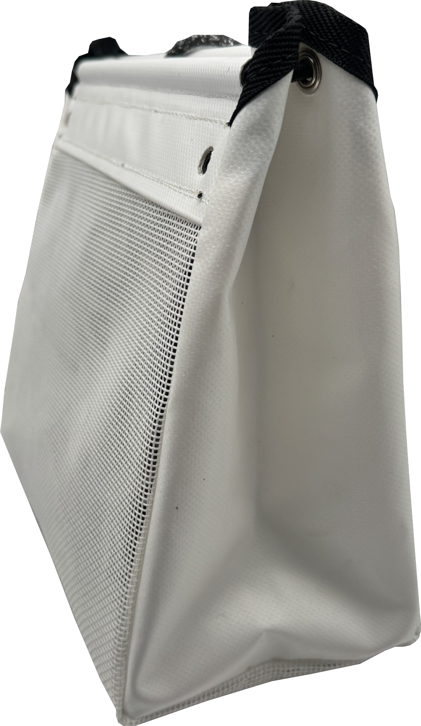 Sailboat Powerboat Cockpit Deck Sheet Rope Storage Bag Closed White (Closed Medium L11.8 x H9.8 x W5.9)