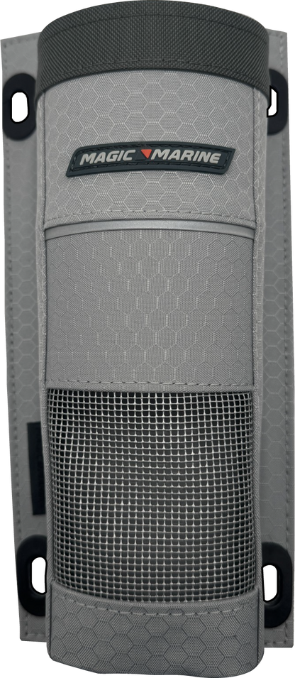 Magic Marine Sailboat Winch Handle Holder – Mesh Storage Pocket with Velcro Backing