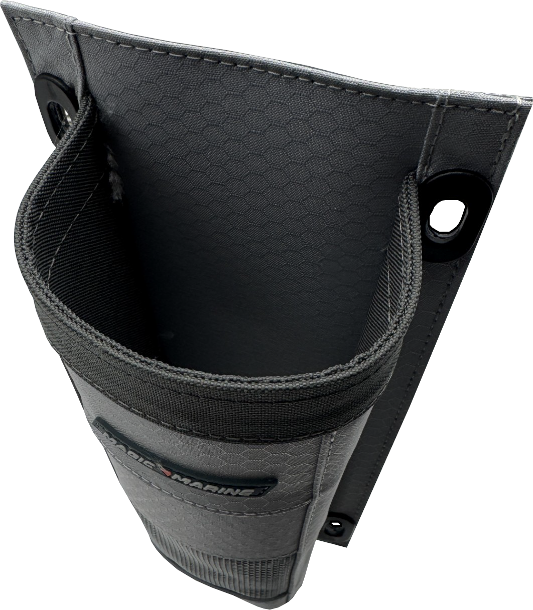 Magic Marine Sailboat Winch Handle Holder – Mesh Storage Pocket with Velcro Backing