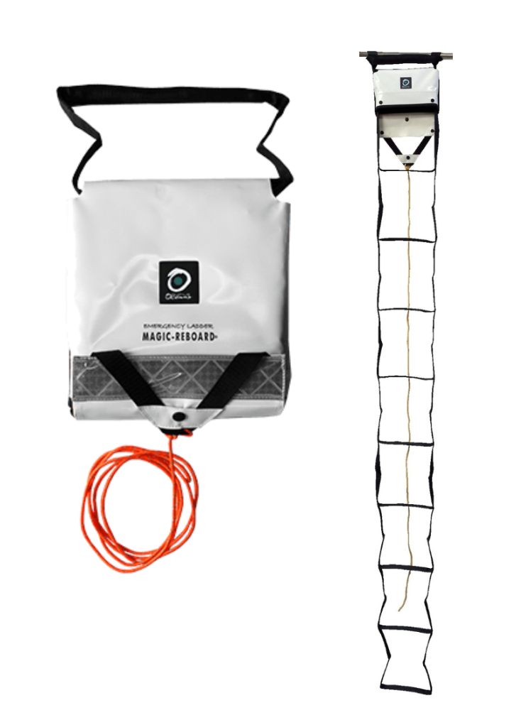 Sailboat Emergency Ladder for Boarding a Boat, 9 or 11 Steps