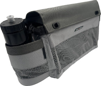 Magic Marine Sailboat Cockpit Rope & Halyard Storage Bag with Cup Holders and Protective Lid – Medium 16×10×4 inch, Gray