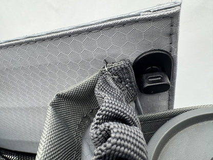 Magic Marine Sheet/Halyard, Rope Bag Deluxe Open Top With Cup Holders - Grey