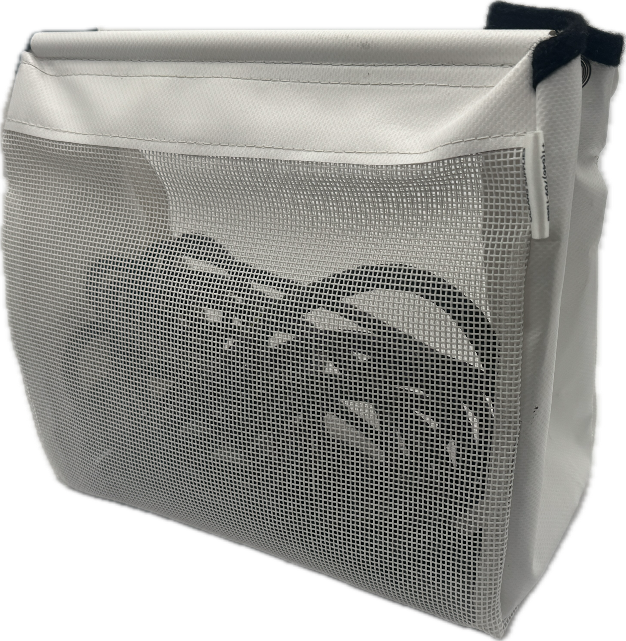 Sailboat Powerboat Cockpit Deck Sheet Rope Storage Bag Closed White (Closed Medium L11.8 x H9.8 x W5.9)